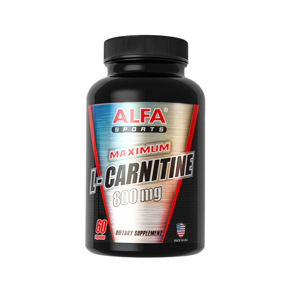 ALFA VITAMINS, L- Carnitine 800mg, 60 capsules