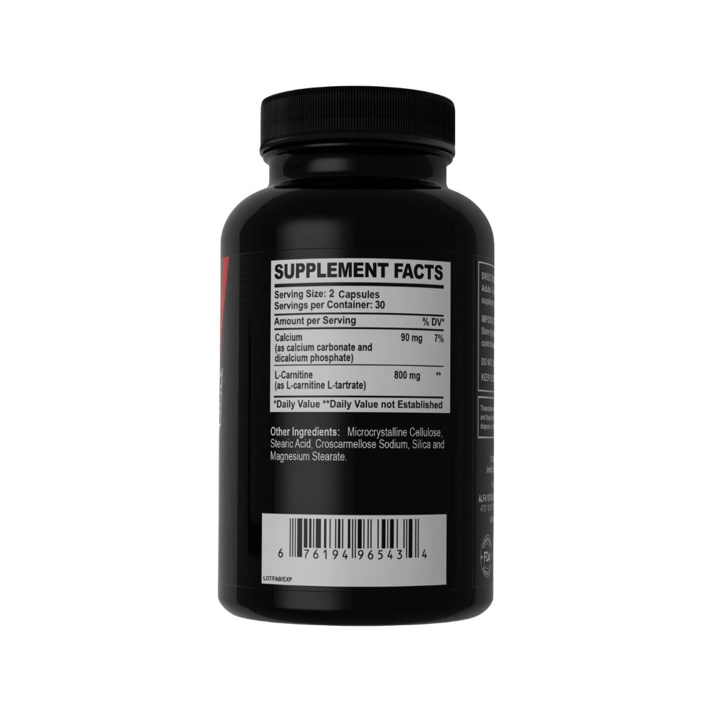 ALFA VITAMINS, L- Carnitine 800mg, 60 capsules