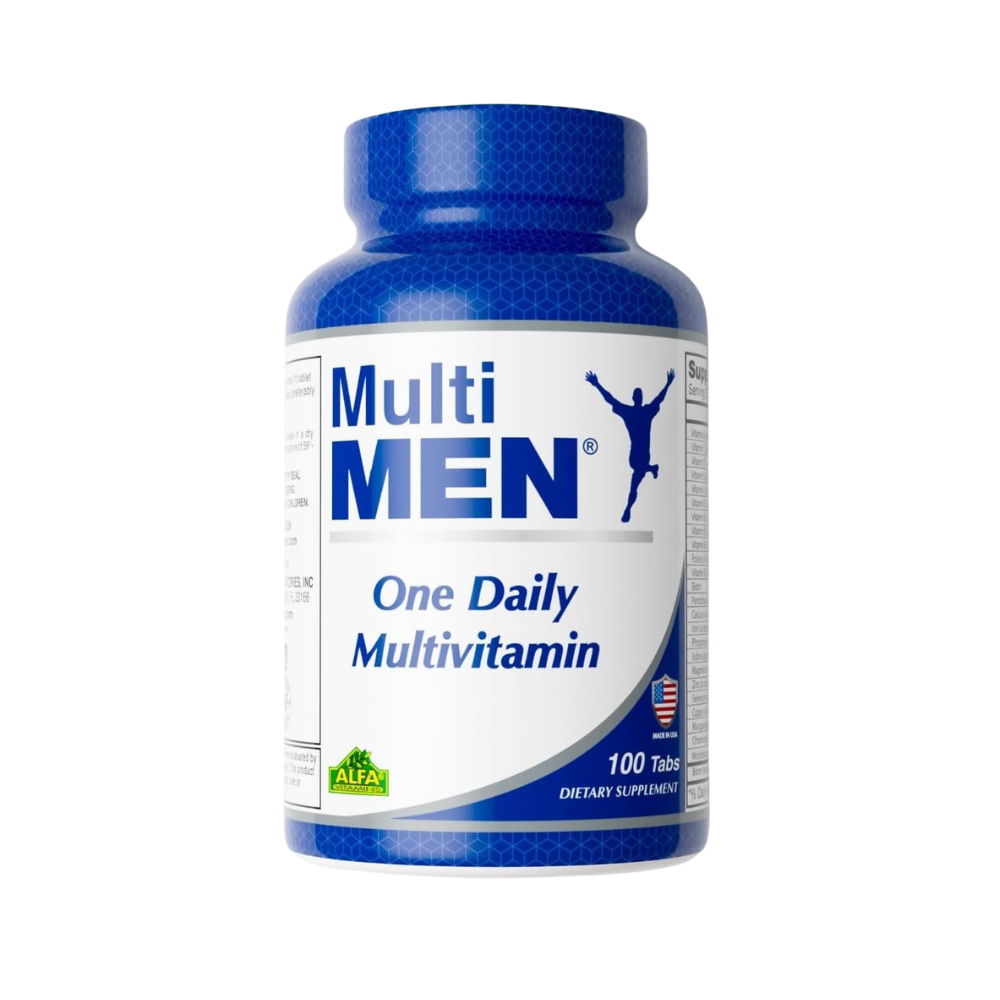 ALFA VITAMINS, Multi Men, Vitamins Dietary Supplement with Essential Vitamins & Minerals for Men, 100 Tablets