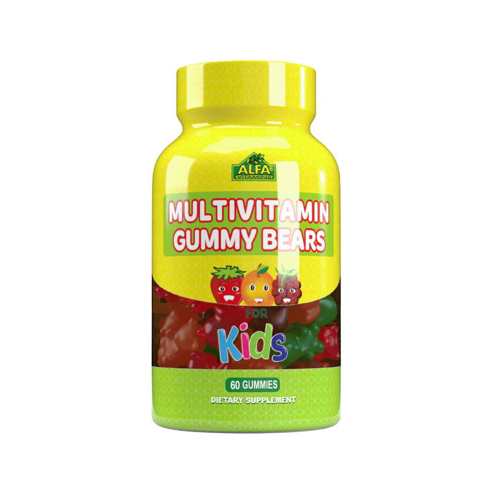 ALFA VITAMINS, Multivitamin Gummy Bears, 60 gummies