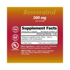 ALFA VITAMINS, Resveratrol 500mg, 60 capsules