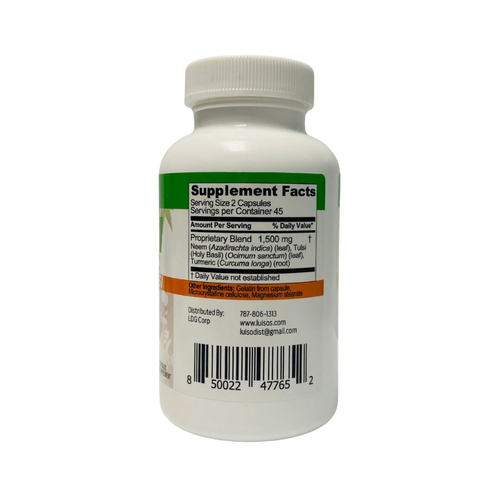 Aliviol, Neem Turmeric + tulsi (3x1), 90 capsules