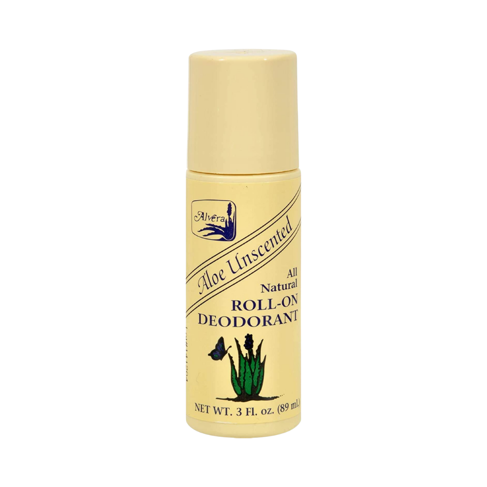 Alvera, Aloe Herbal, Aloe Unscented Roll-on Deodorant, 3oz