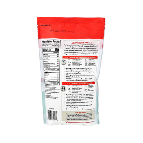 Arrowhead Mills, Organic Tapioca Flour, 18 oz (1LB 2 oz) 510 g