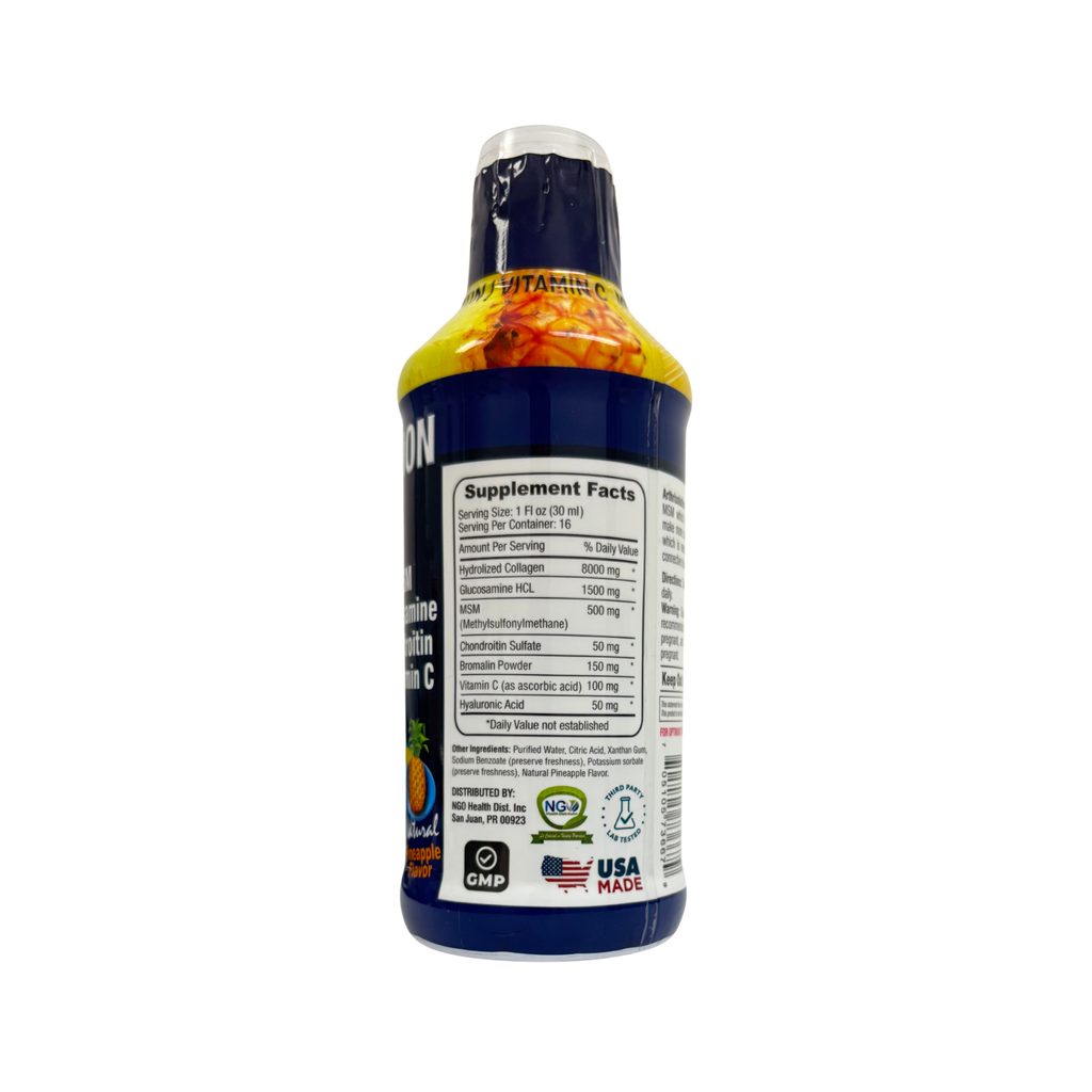 ArthriSolution, Collagen + MSM Glocosamine Chondritin & vitamin C, 16 oz (480ml)