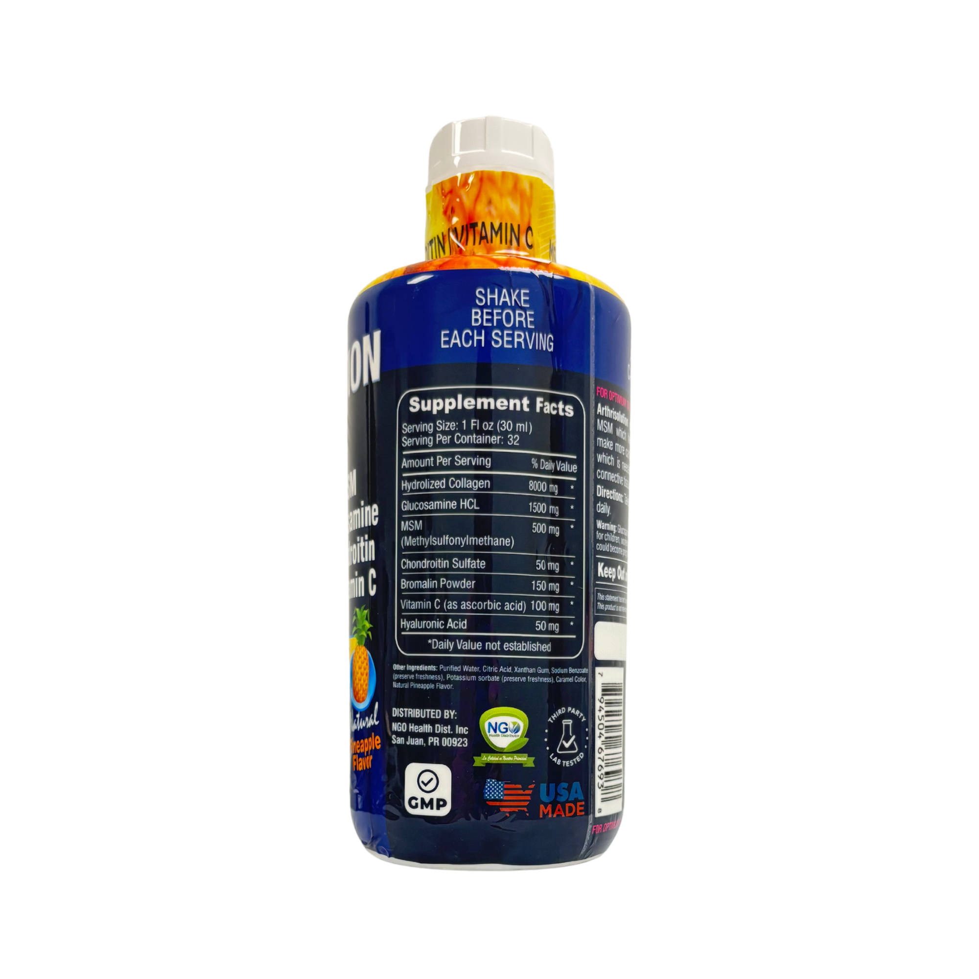 ArthriSolution, Collagen + MSM Glocosamine Chondritin & vitamin C, 32 Fl oz (960 ml)