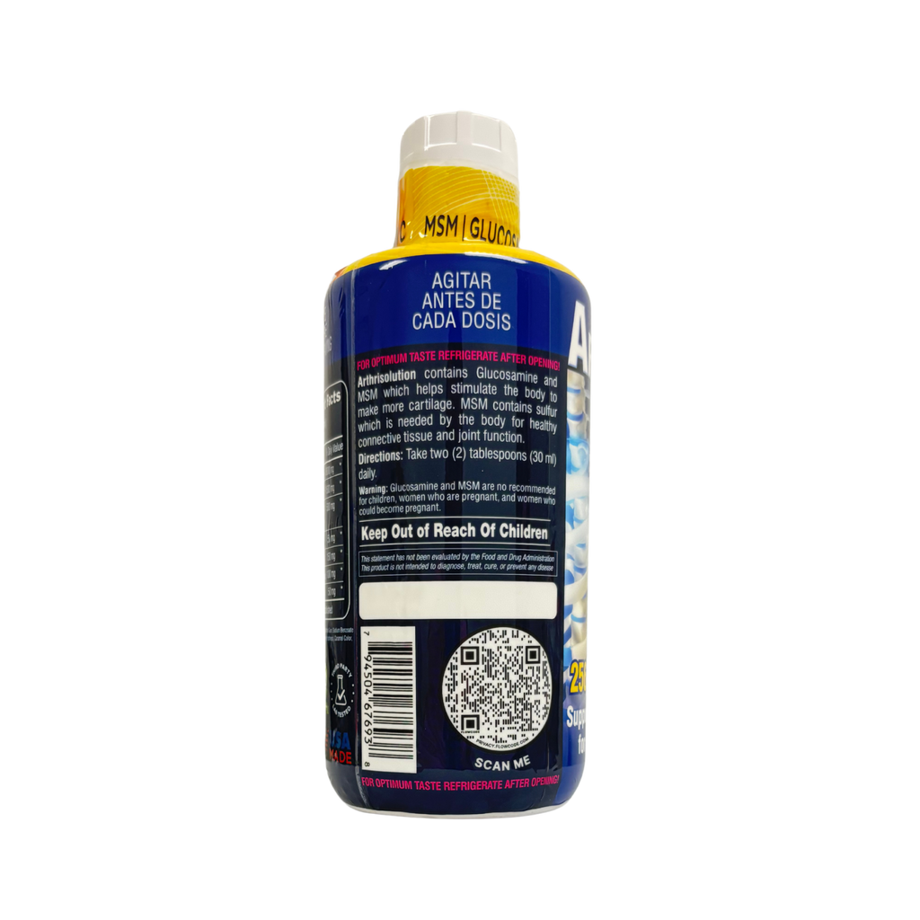 ArthriSolution, Collagen + MSM Glocosamine Chondritin & vitamin C, 32 Fl oz (960 ml)