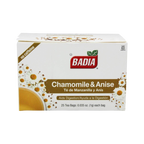 BADIA, Tea Chamomile and Anise, 25 Tea Bags 0.035oz (1g) Each Bag