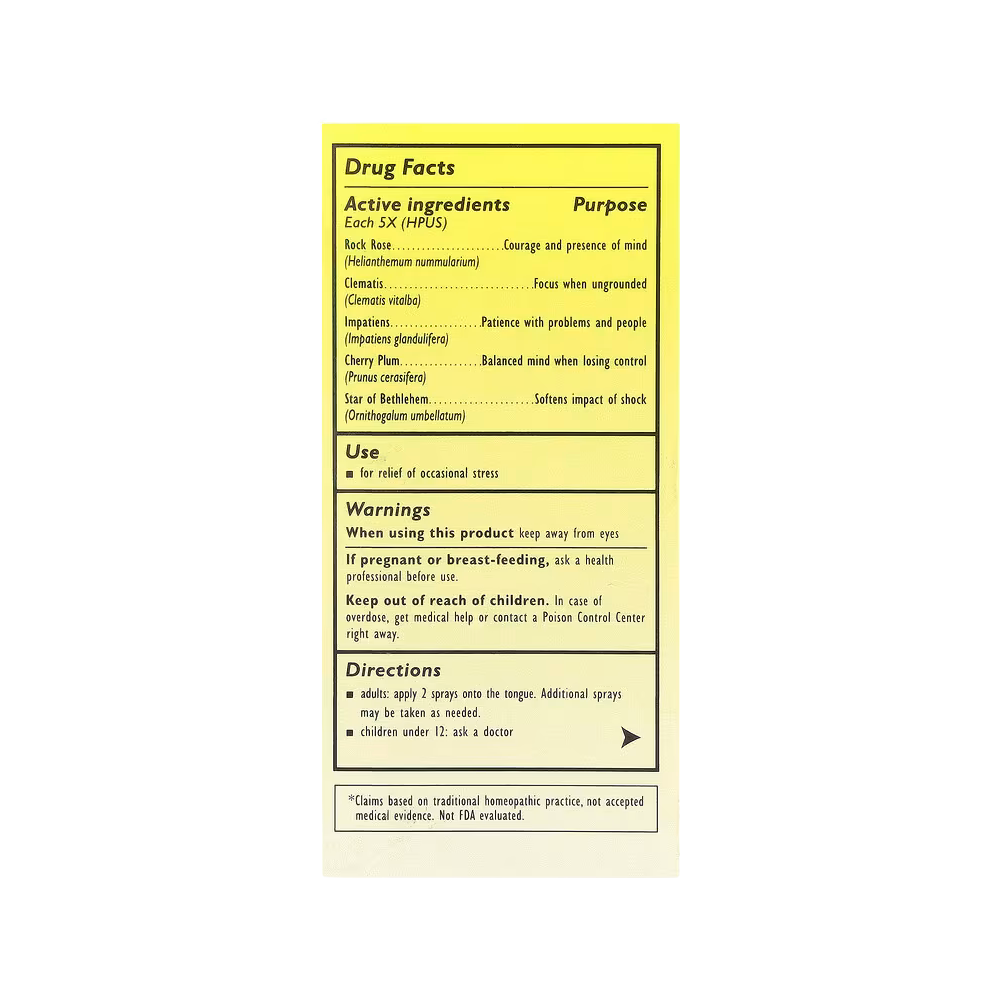 Bach, Original Flower Remedies, Rescue Remedy® Spray, 0.7 fl oz (20 ml)