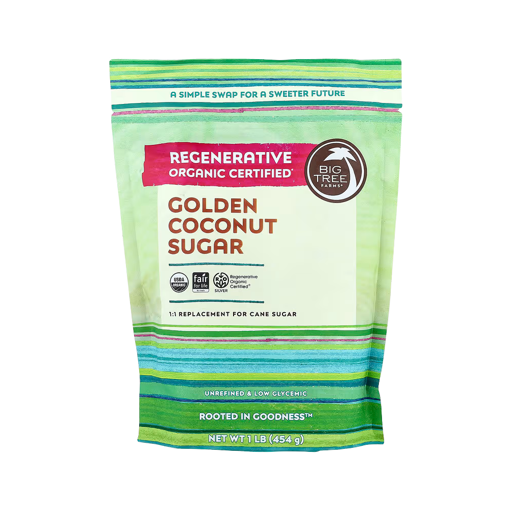 Big Tree Farms, Organic Golden Coconut Sugar, 1 lb (454g)