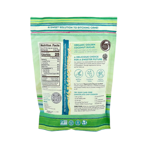 Big Tree Farms, Organic Golden Coconut Sugar, 1 lb (454g)