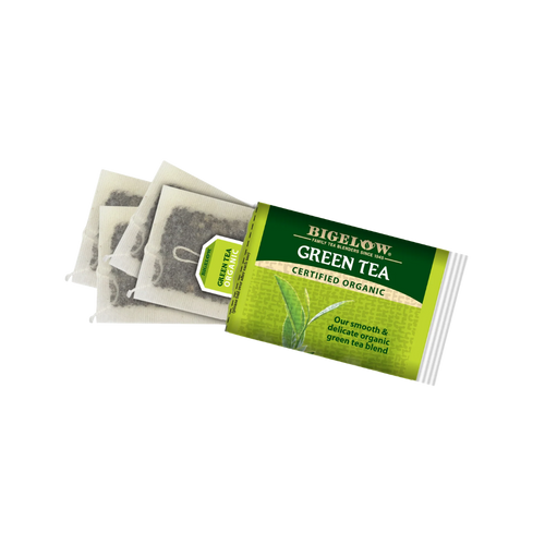 Bigelow, Green Tea, Certifed Organic, 40 Tea Bags 1.82oz (51g)