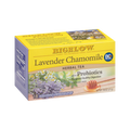 Bigelow, Tea Lavender Chamomile Plus Probiotics Herbal Tea, Caffeine Free with Lavender Chamomile, 18 Count