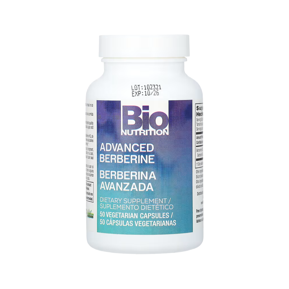 Bio Nutrition, Advanced Berberine (600mg per Capsule), 50 Vegetarian Capsules