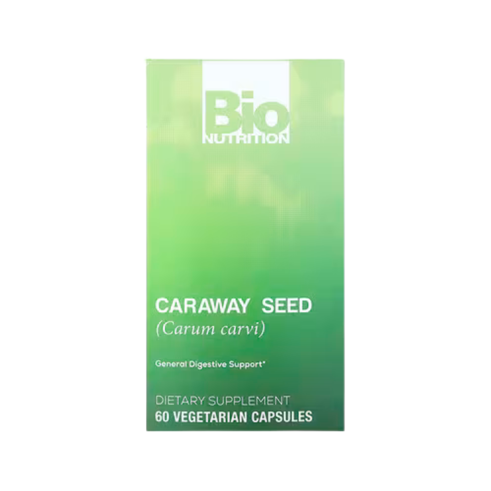 Bio Nutrition, Caraway Seed (500mg per Capsule), 60 Vegetarian Capsules