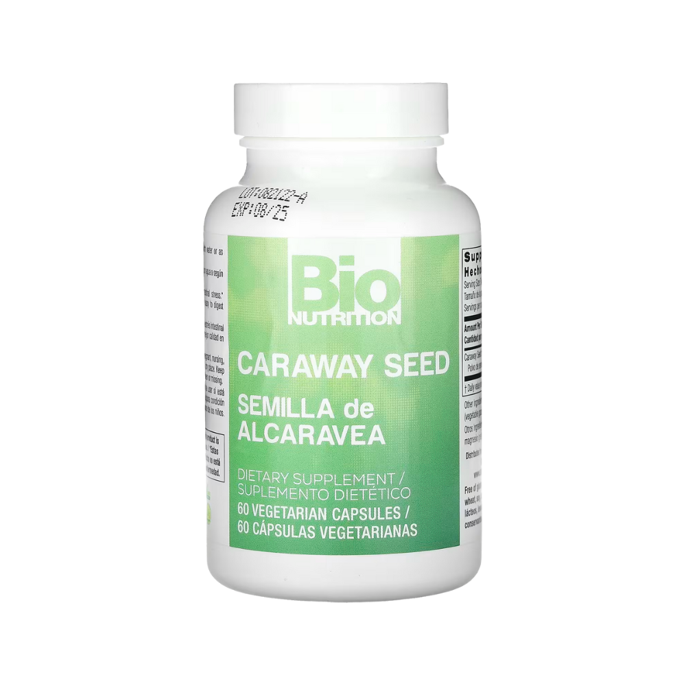 Bio Nutrition, Caraway Seed (500mg per Capsule), 60 Vegetarian Capsules