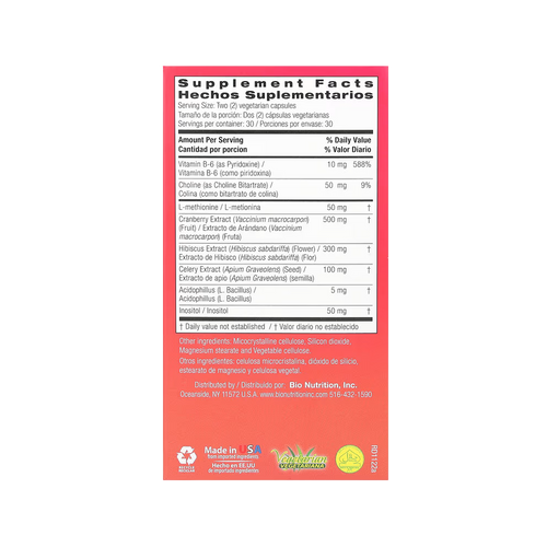 Bio Nutrition, Kidney Bladder Wellness, 60 Vegetarian Capsules