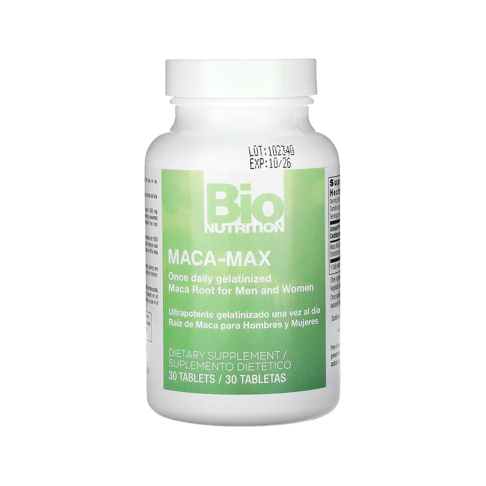 Bio Nutrition, Maca-Max, For Men and Women (1,000mg), 30 Tablets