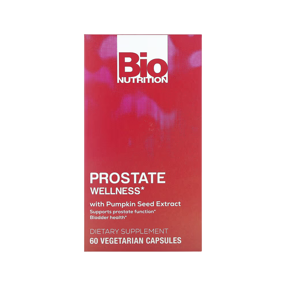 Bio Nutrition, Prostate Wellness With Pumpkin Seed Extract, 60 Vegetarian Capsules