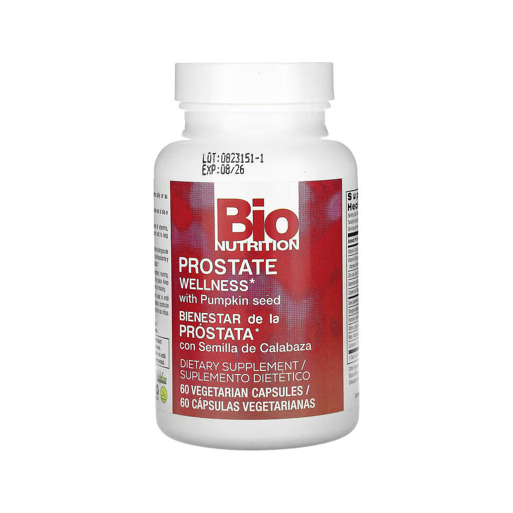 Bio Nutrition, Prostate Wellness With Pumpkin Seed Extract, 60 Vegetarian Capsules