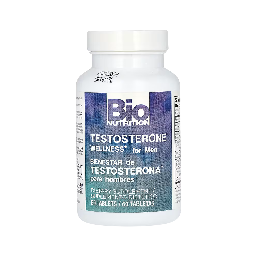 Bio Nutrition, Testosterone Wellness, For Men, 60 Tablets