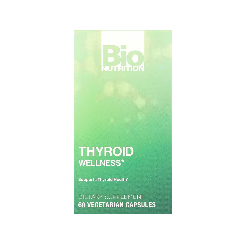 Bio Nutrition, Thyroid Wellness, 60 Vegetarian Capsules