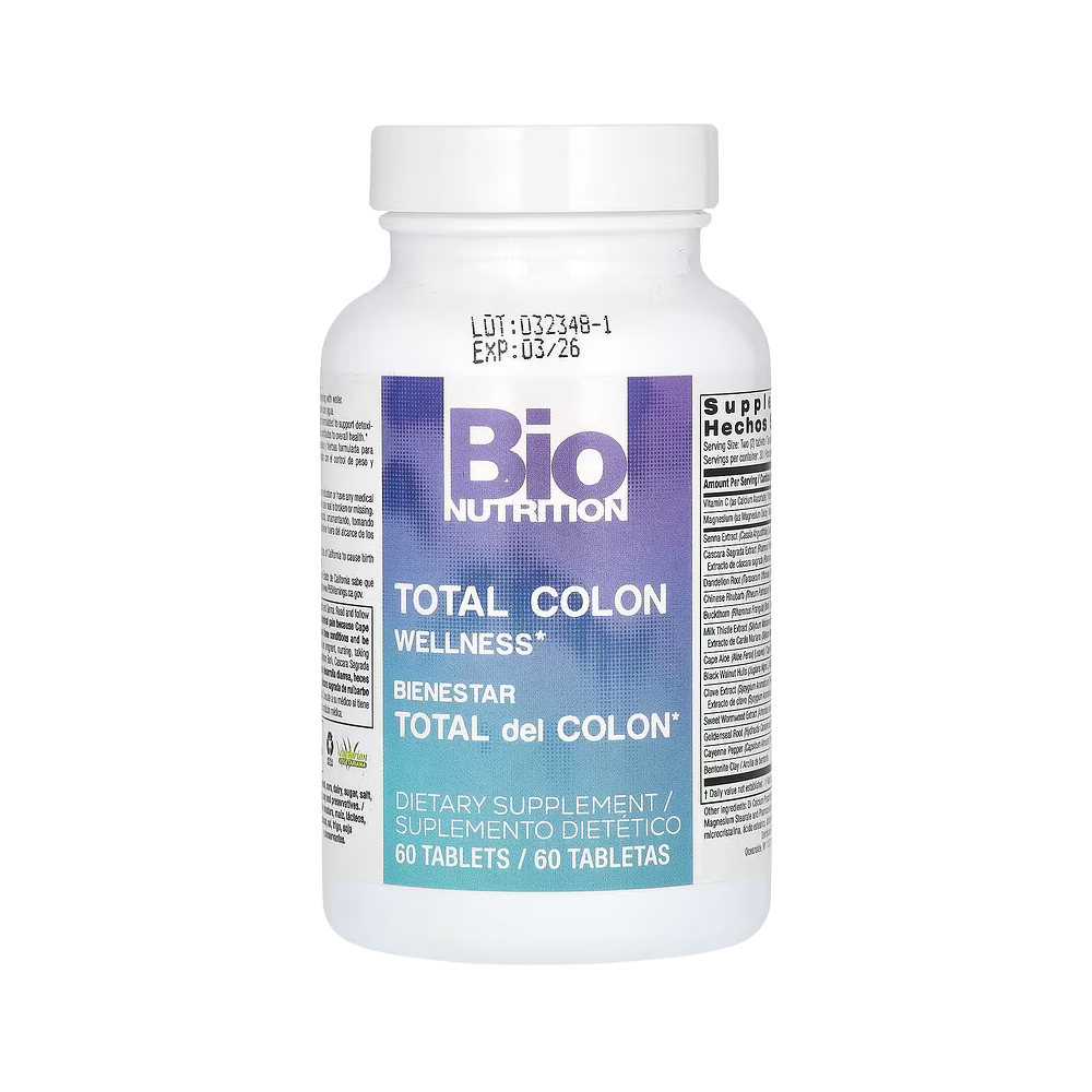 Bio Nutrition, Total Colon Wellness, 60 Tablets