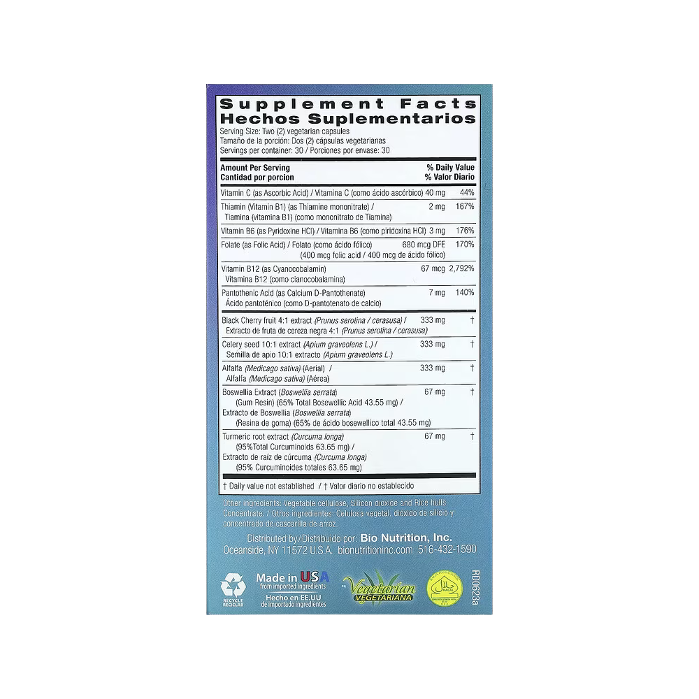 Bio Nutrition, Urilow, 60 Vegetarian Capsules