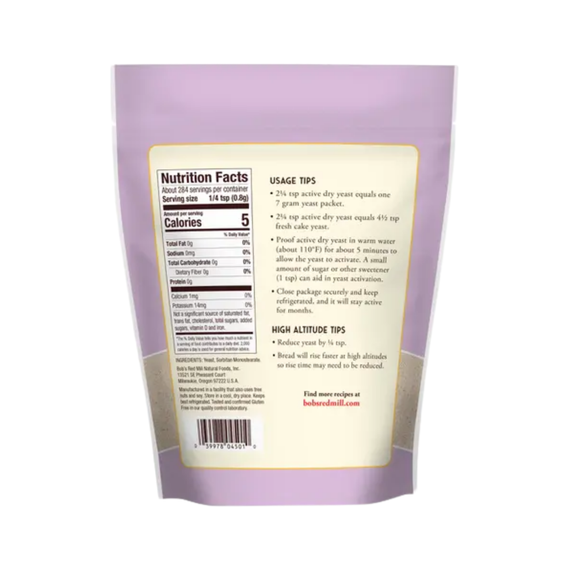 Bob’s Red Mill, Active Dry Yeast, 8oz (227g)