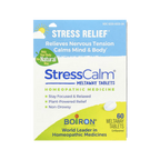 Boiron, StressCalm®, Unflavored, 60 Meltaway Tablets