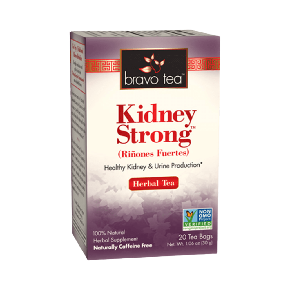 Bravo Tea, Kidney Strong Herbal Tea, Caffeine Free, 20 Tea Bags 1.06oz (30gl)
