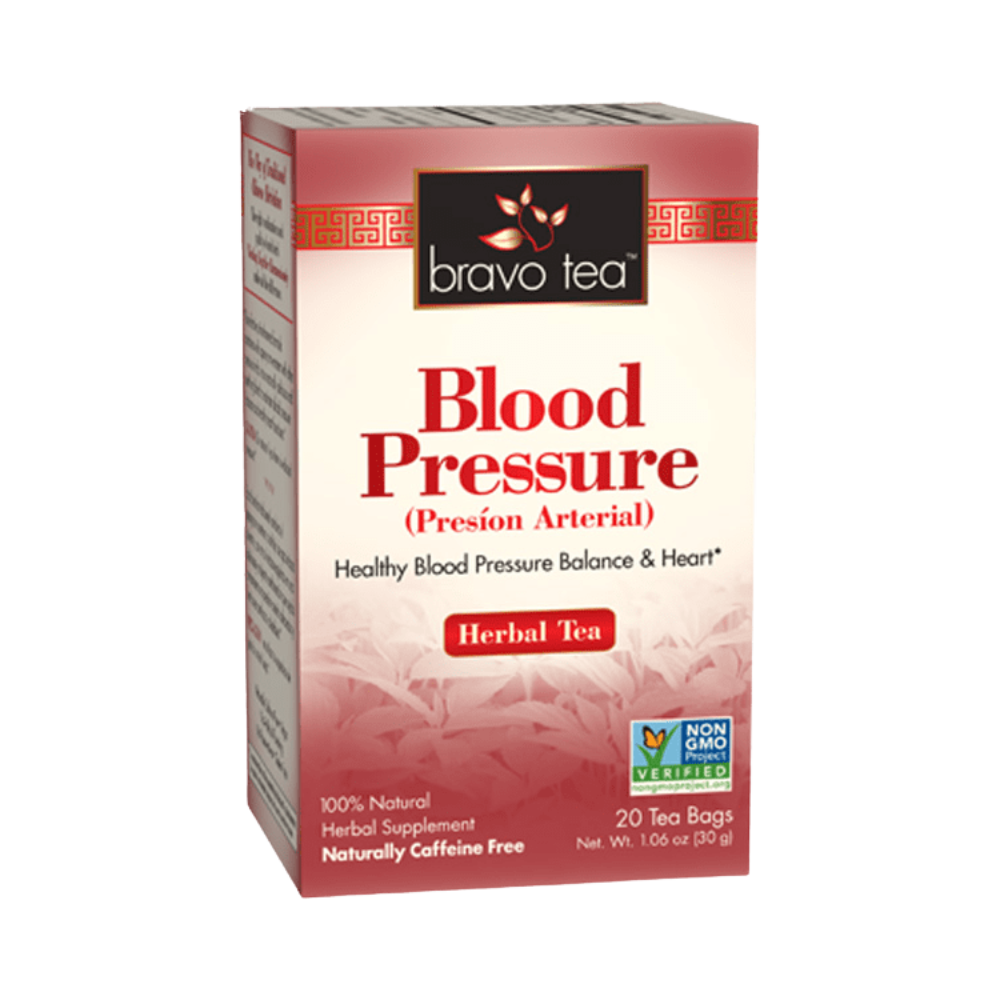Bravo tea, Blood Pressure Herbal Tea, Caffeine Free, 20 Tea Bags 1.06oz (30gl)