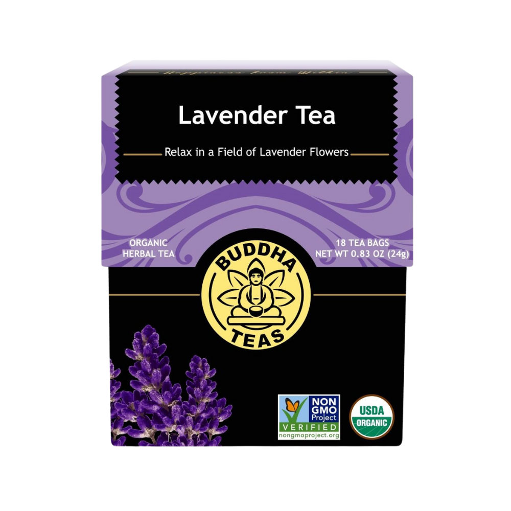 Buddha Teas, Lavander, 18 Tea Bags 0.95 oz (27 g)