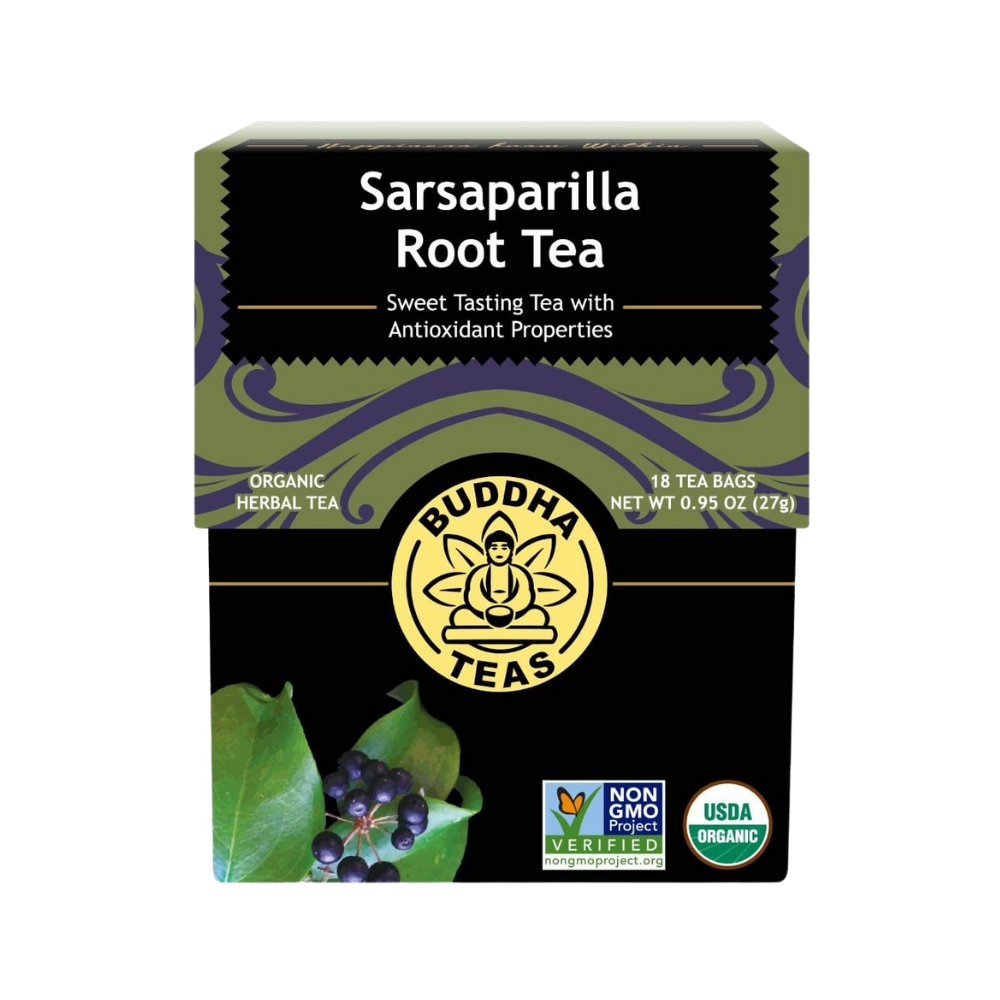 Buddha Teas, Sarsaparilla Root Tea, 18 Tea Bags 0.95 oz (27 g)