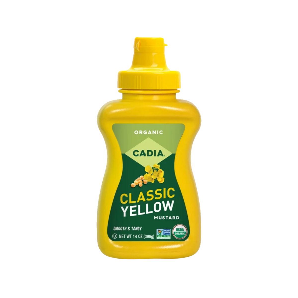 Cadia Organic, Classic Yellow Mustard, 14oz (396g)