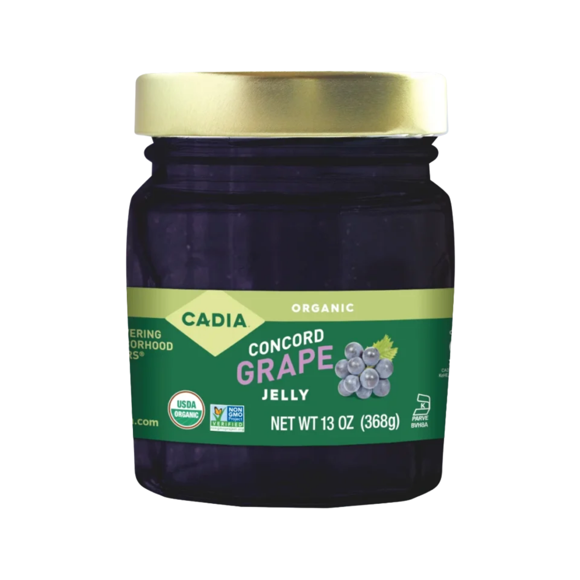Cadia Organic, Concord grape jelly, 13 oz (368g)