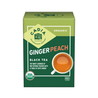 Cadia Organic, Ginger Peach Black Tea, 16 Tea Bags, 0.98oz (28g)