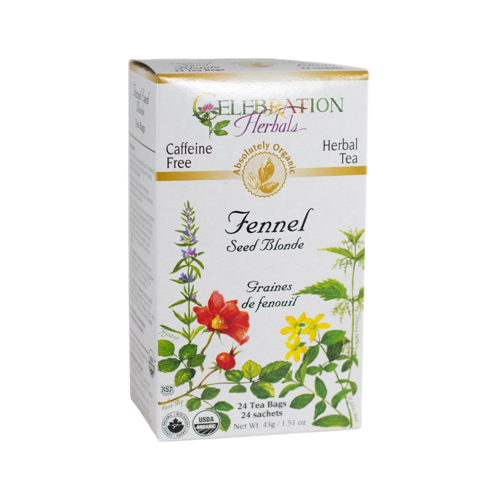 Celebration Herbals, Fennel Seed Blonde, 24 Tea Bags 1.51oz (43g)