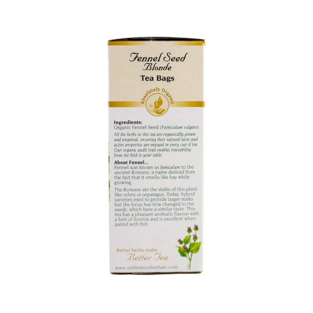 Celebration Herbals, Fennel Seed Blonde, 24 Tea Bags 1.51oz (43g)