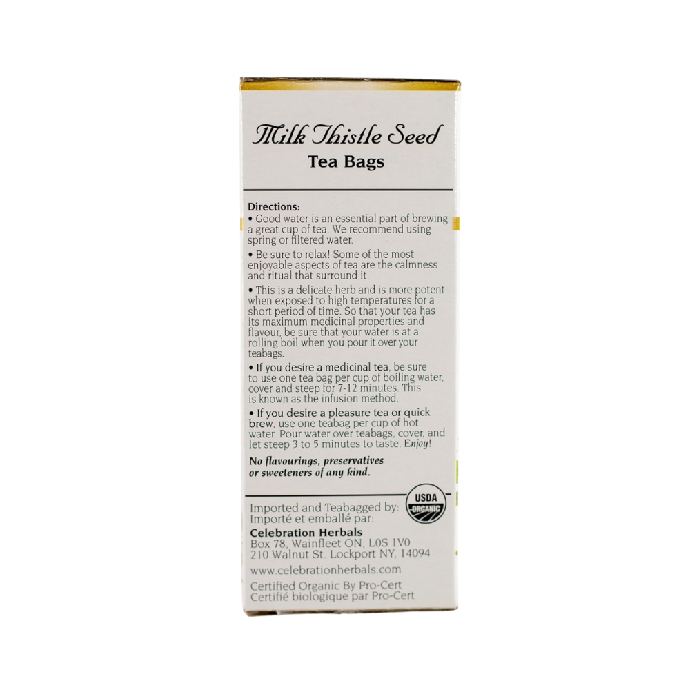 Celebration Herbals, Milk Thistle Seed, 24 Tea Bags