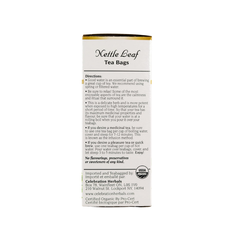 Celebration Herbals, Nettle leaf, 24 Tea Bags