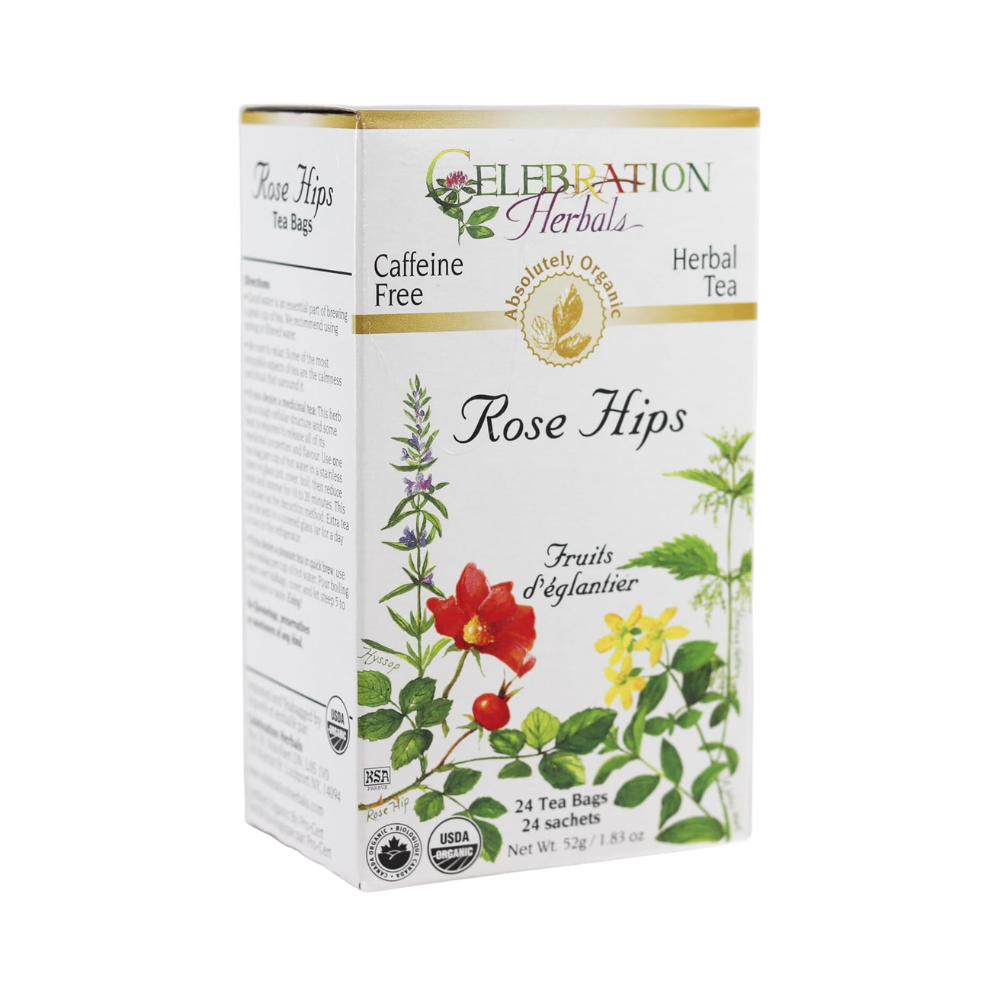 Celebration Herbals, Rose Hips, 24 Tea Bags 1.82oz (52g)