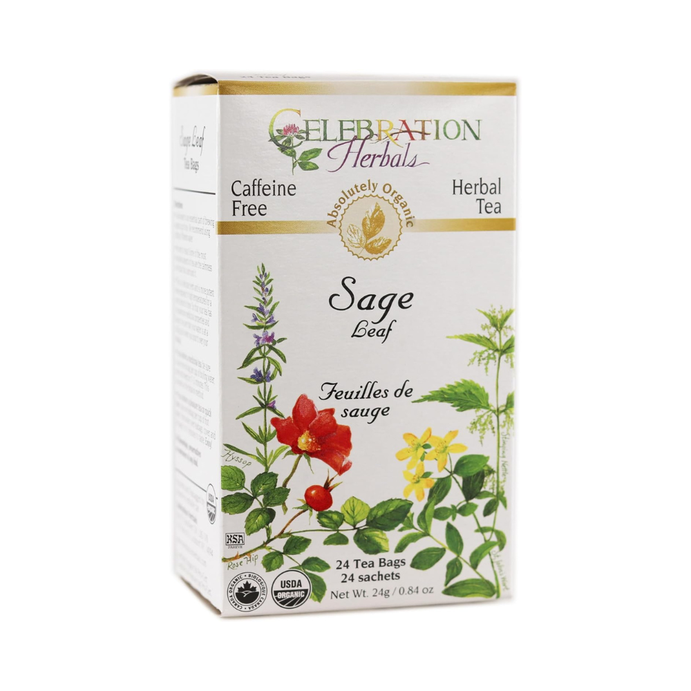 Celebration Herbals, Sage leaf, 24 Tea Bags