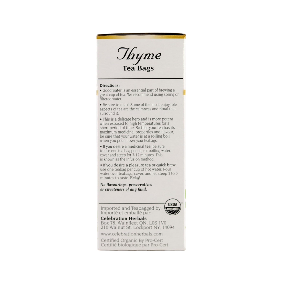 Celebration Herbals, Thyme, 24 Tea Bags