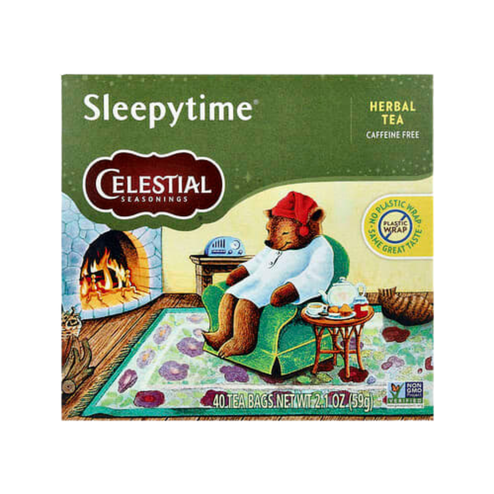 Celestial Seasonings, Sleepytime, Herbal Tea, Caffeine Free, 40 Tea Bags, 2.1 oz (59 g)