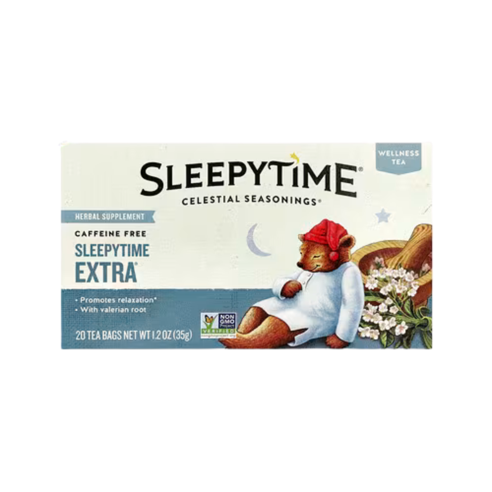 Celestial Seasonings, Wellness Tea, Sleepytime Extra, Caffeine Free, 20 Tea Bags, 1.2 oz (35 g)