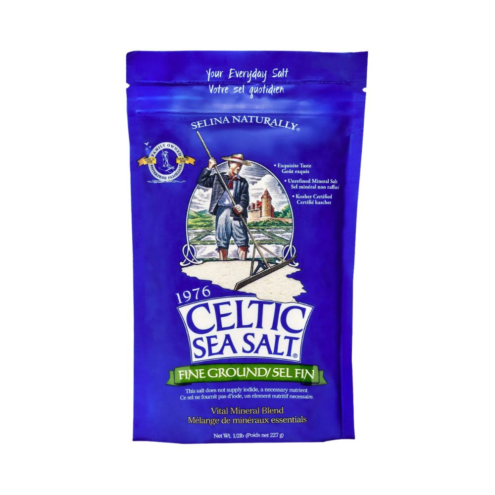 Celtic Sea Salt, Fine Ground, Vital Mineral Blend, 1\2lb (227g)