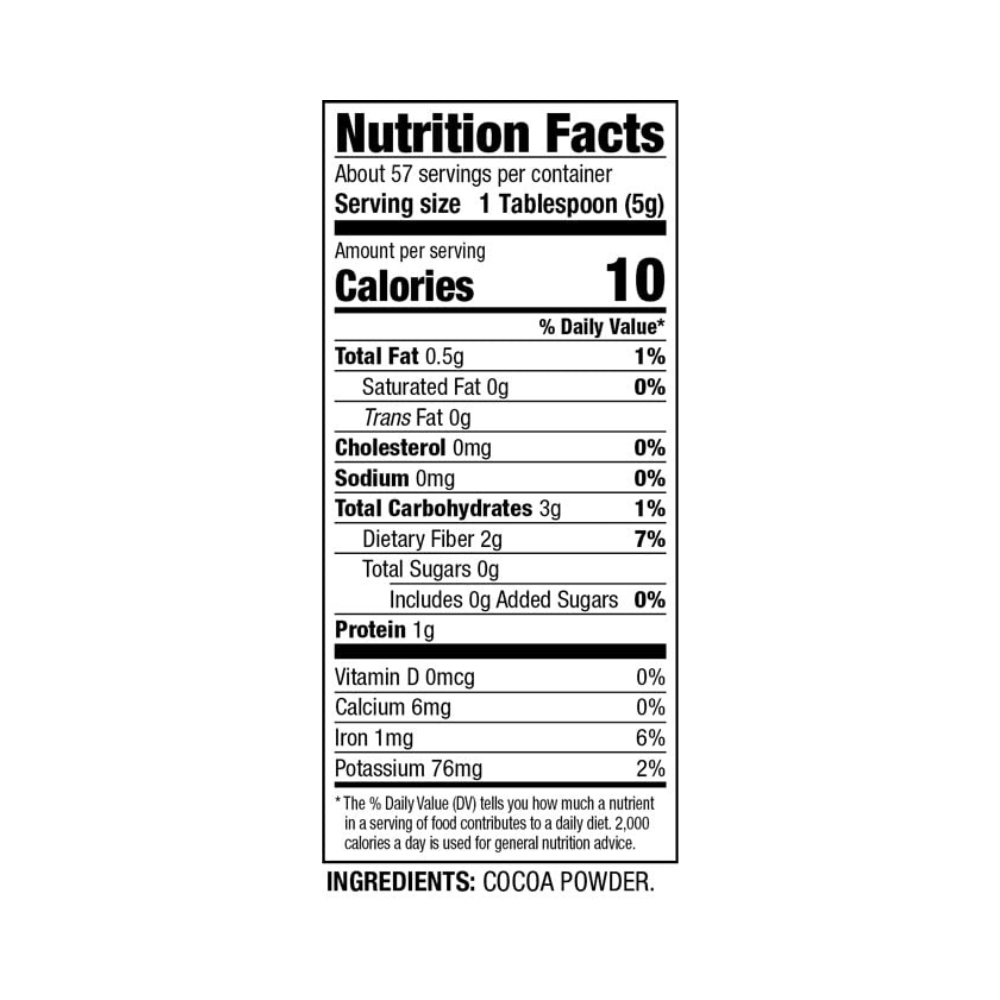 Chatfield’s, unsweetened, Cocoa Powder, 10 oz (283 g)