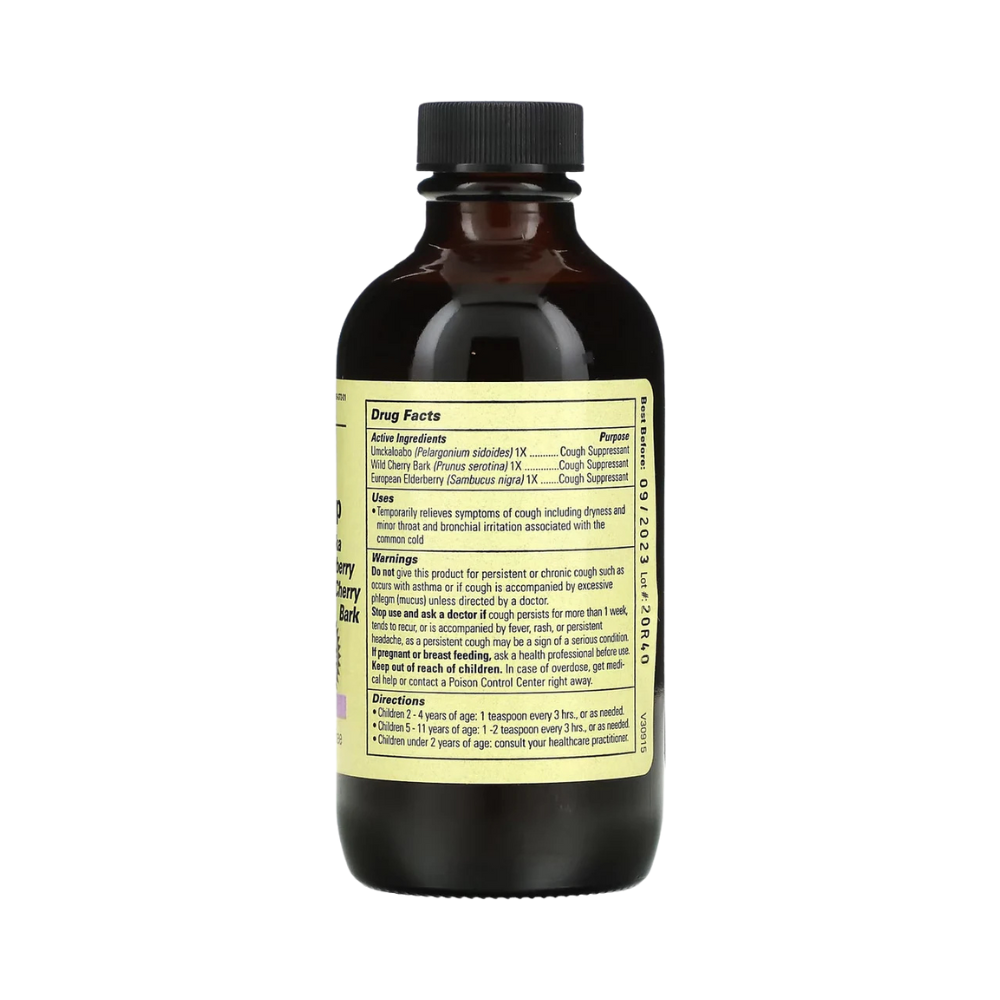ChildLife Essentials, Formula 3 Cough Syrup with Umcka Elderberry Wild Cherry Bark, Natural Berry, 4 fl oz