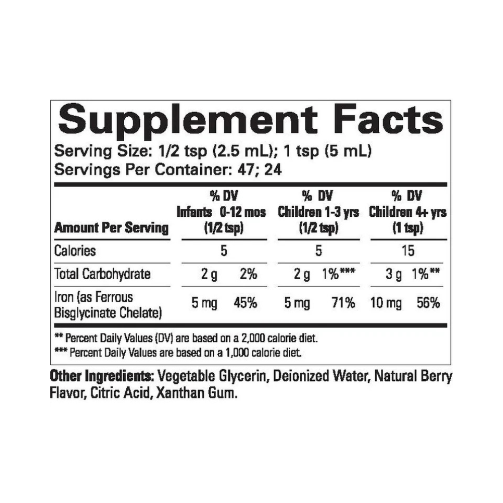 ChildLife Essentials, Liquid Iron, Natural Berry, 4 fl oz